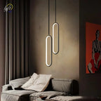 Nordic Black Metal Pendant Light Fixture