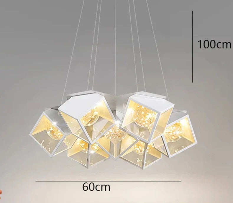 ثريات DecorBites™ LED المتدلية لديكور المنزل العصري والإضاءة الداخلية