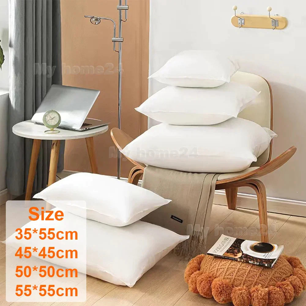 DecorBites™ Cotton-padded Pillow Core for Sofa Car Soft Insert Cushion Core - 35/45/50/55cm