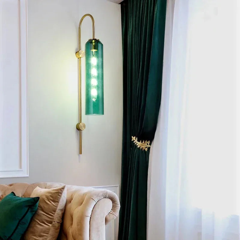 DecorBites™ Glass Sconce Wall Lamp for Bedroom Living Room