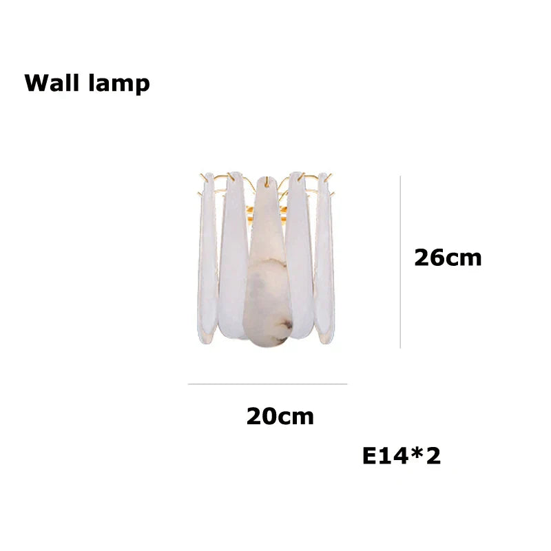DecorBites™ Art Deco Marble Home Chandelier Lighting Dimmable LED 2025