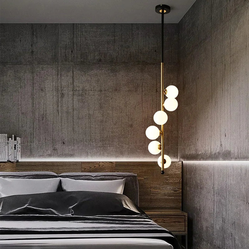 DecorBites™ Glass Ball Pendant Lights for Home Decor and Dining, Nordic Minimalism Style
