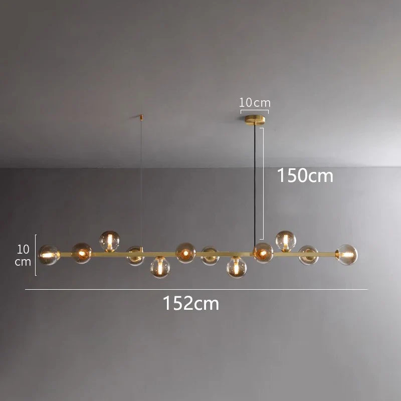 ثريات DecorBites™ LED المتدلية لإضاءة غرف المعيشة والطعام العصرية