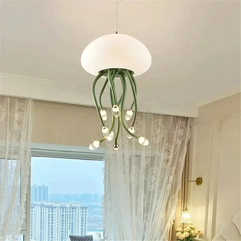 DecorBites™ مصباح قنديل البحر Kawaii LED لديكور وإضاءة غرفة النوم