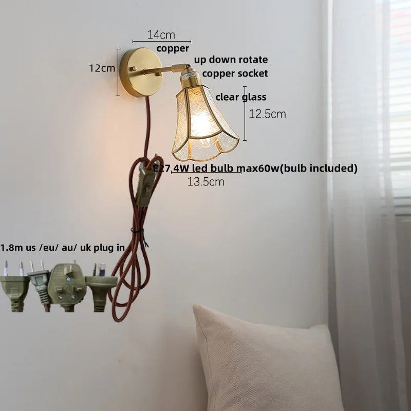 DecorBites™ LED Wall Lights Nordic Modern Bedroom Dining Room Coffee Bedside Lamp Sconce