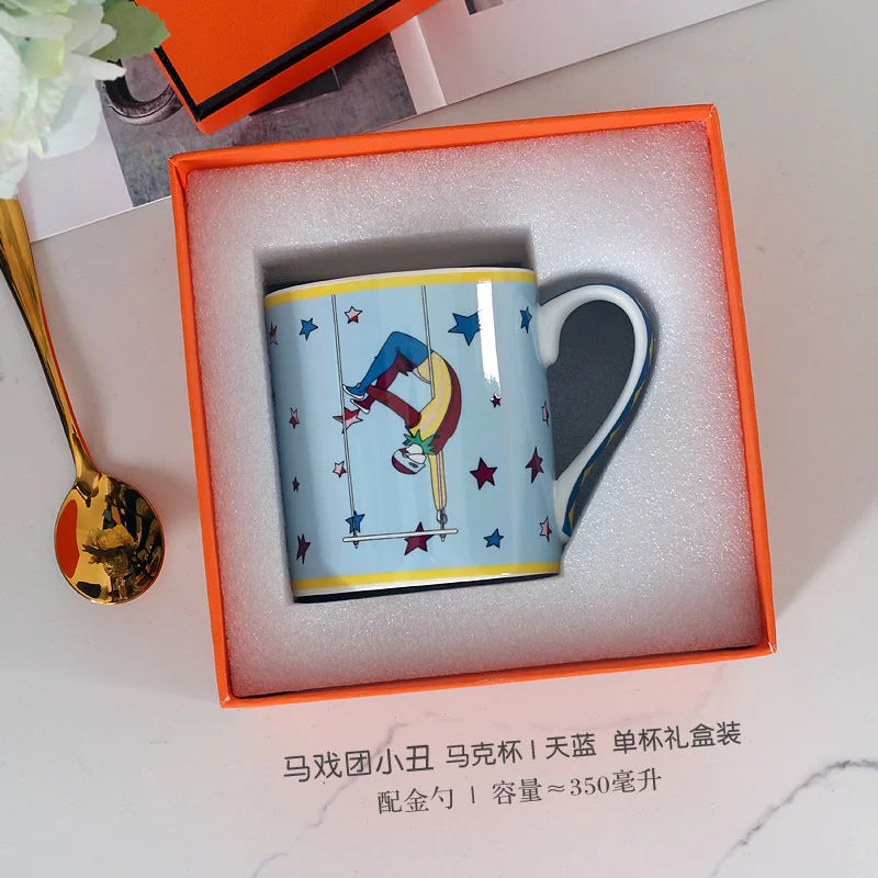 طقم أدوات مائدة للأطفال من DecorBites™ Circus Troup - أطباق، أوعية، كوب، قدر، صحن - هدية للأطفال