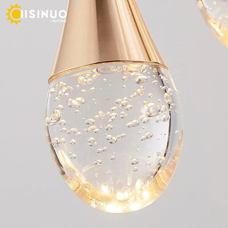 DecorBites™ Crystal Staircase Chandelier for Luxe Home Decor