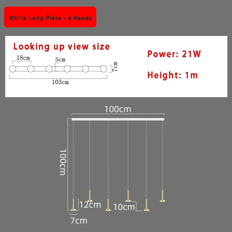 DecorBites™ 2024 Nordic Minimalist Ceiling Chandelier - Trendy Living Room Lighting Decor