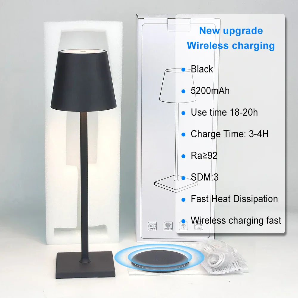 DecorBites™ 2023 Plodina USB Rechargeable Acrylic Table Lamp