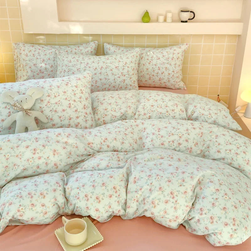DecorBites™ Double Layer Yarn Bedspread Set King/Queen Breathable Comfortable Bedding