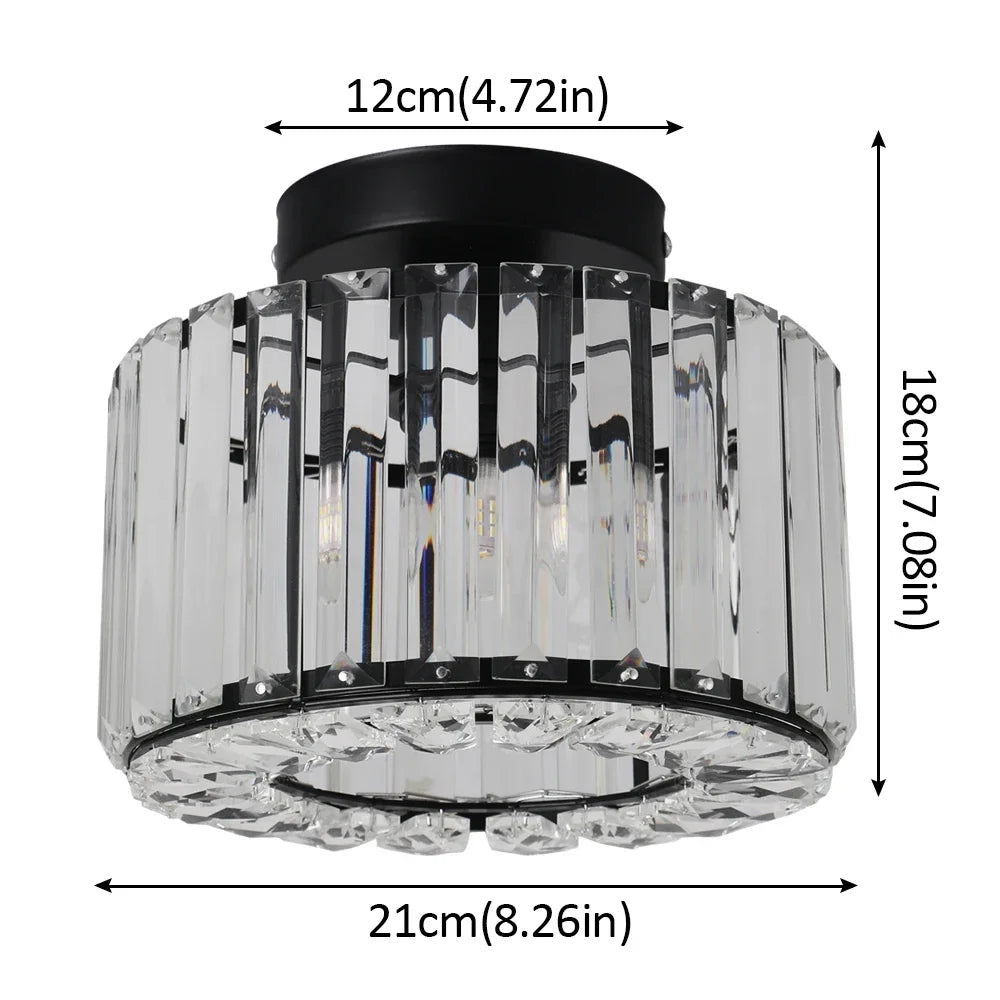 DecorBites™ ثريا زجاجية بإضاءة LED عصرية لغرفة المعيشة وغرفة الطعام