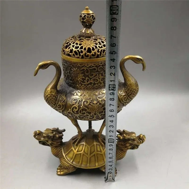 DecorBites™ Dragon Tortoise Crane Incense Burner Collection for Home Decoration