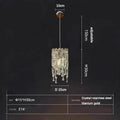 DecorBites™ Crystal Bedhead Pendant Light for Master Bedroom, High-End Restaurant Chandelier