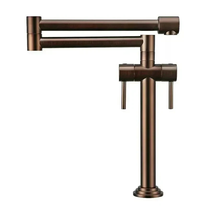 Robinet de cuisine DecorBites™ : Mitigeur d'évier monté sur plan en laiton massif, disponible en plusieurs finitions