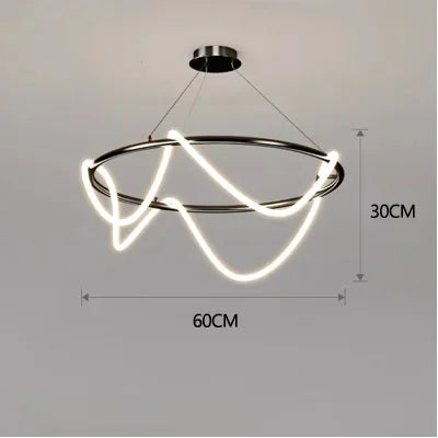 DecorBites™ Gold Minimalist LED Pendant Lights for Kitchen Dining Room