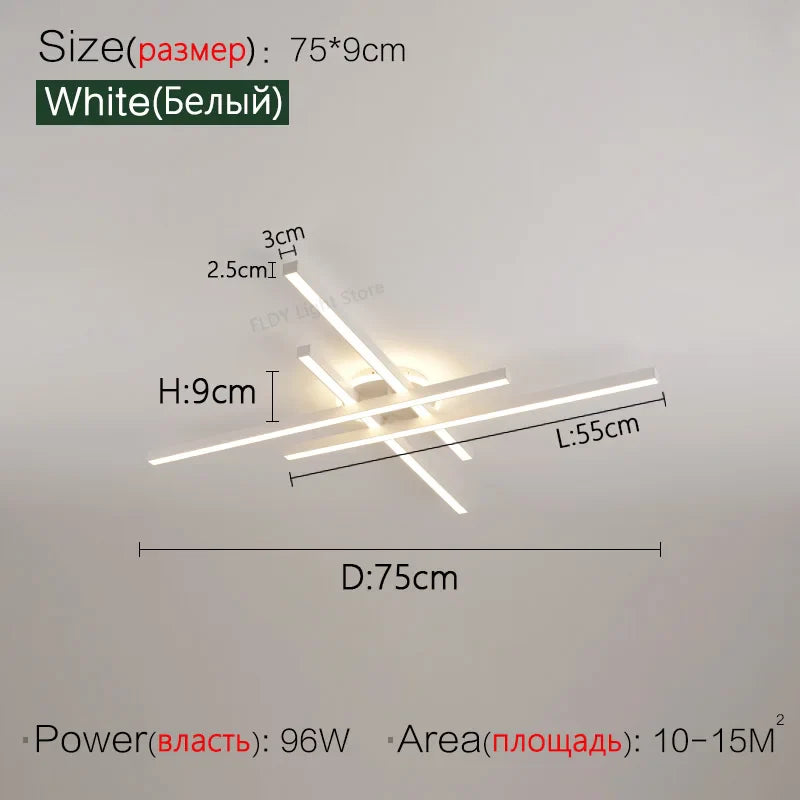 2023 DecorBites™ Nordic LED Ceiling Chandelier for Living, Dining, and Bedroom