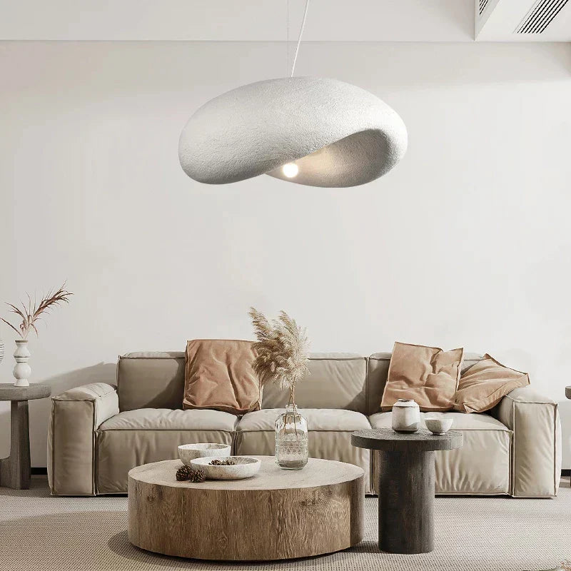 DecorBites™ Cream Style LED Chandelier - Nordic Minimalist Wabi Sabi Pendant Light