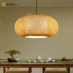 Japanese Bamboo Woven Lantern Pendant Light