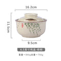 DecorBites™ Japanese Style Ramen Bowl with Lid | Ceramic Noodle Bowl for Soup, Rice, Porridge