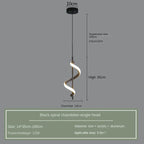 Modern Rotating Acrylic Butterfly Pendant Light