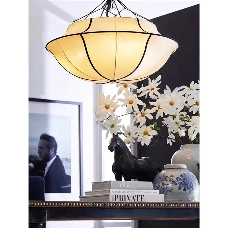 DecorBites™ مصباح معلق مظلة يابانية - فانوس سقف LED لغرفة المعيشة وغرفة النوم والمكتب