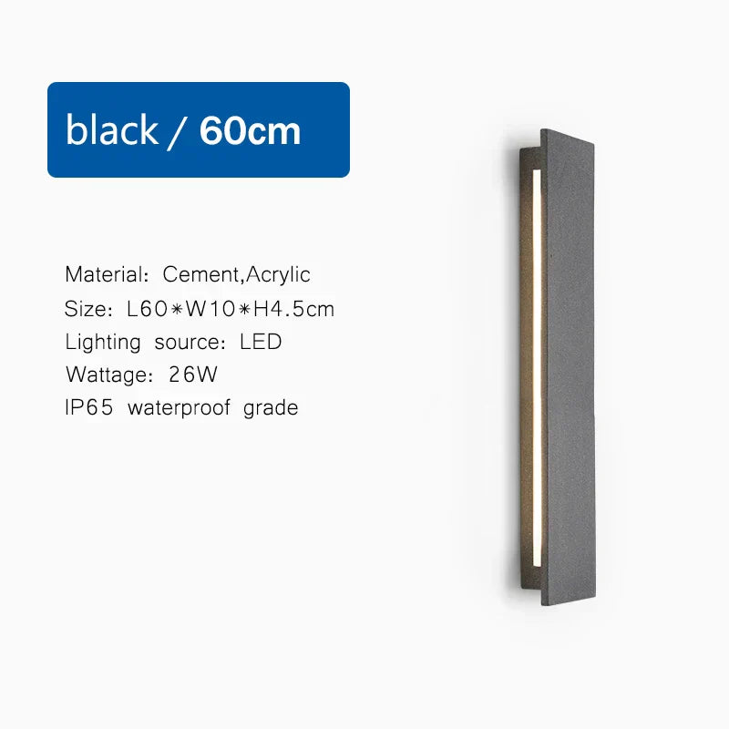 DecorBites™ LED Limestone Sconce Garden Porch Lamp for Country Villa Balcony Entrance