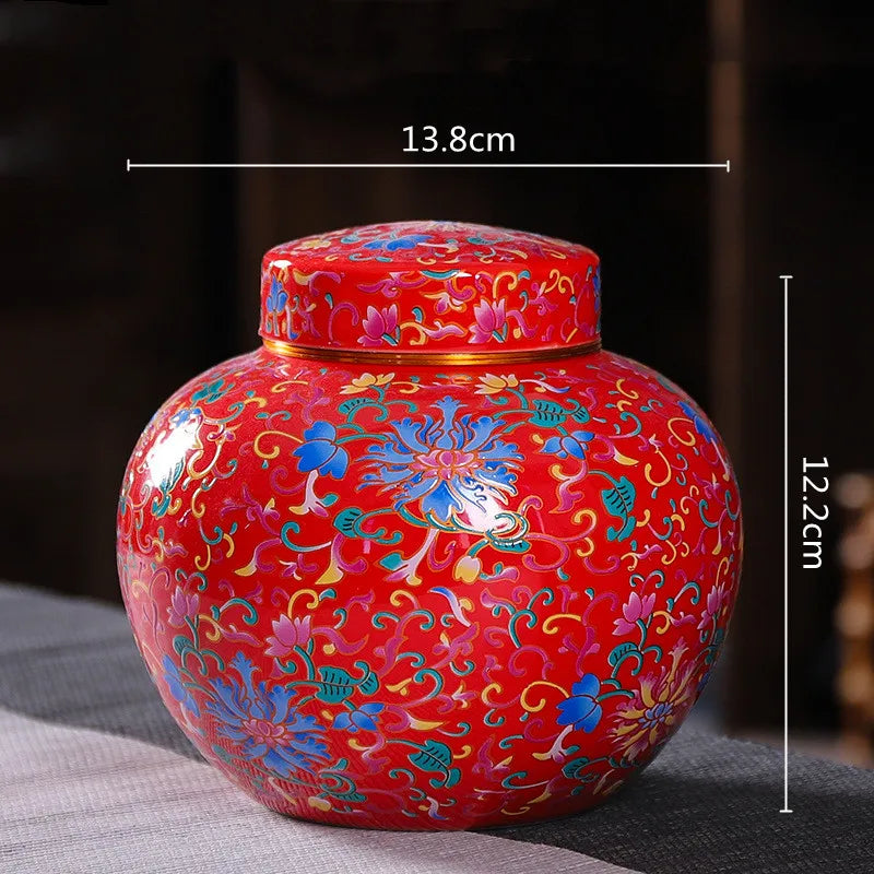 إبريق شاي مينا DecorBites™ من السيراميك - وعاء قهوة محكم الإغلاق