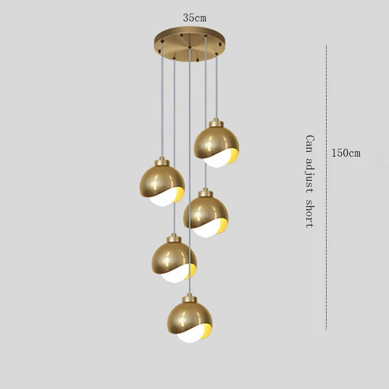 Modern Glass Globe Pendant Light