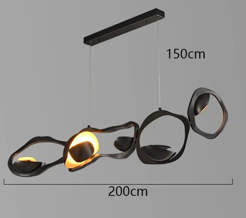 ثريات قلادة LED من DecorBites™ إضاءة معلقة حديثة وديكور منزلي للإضاءة الداخلية