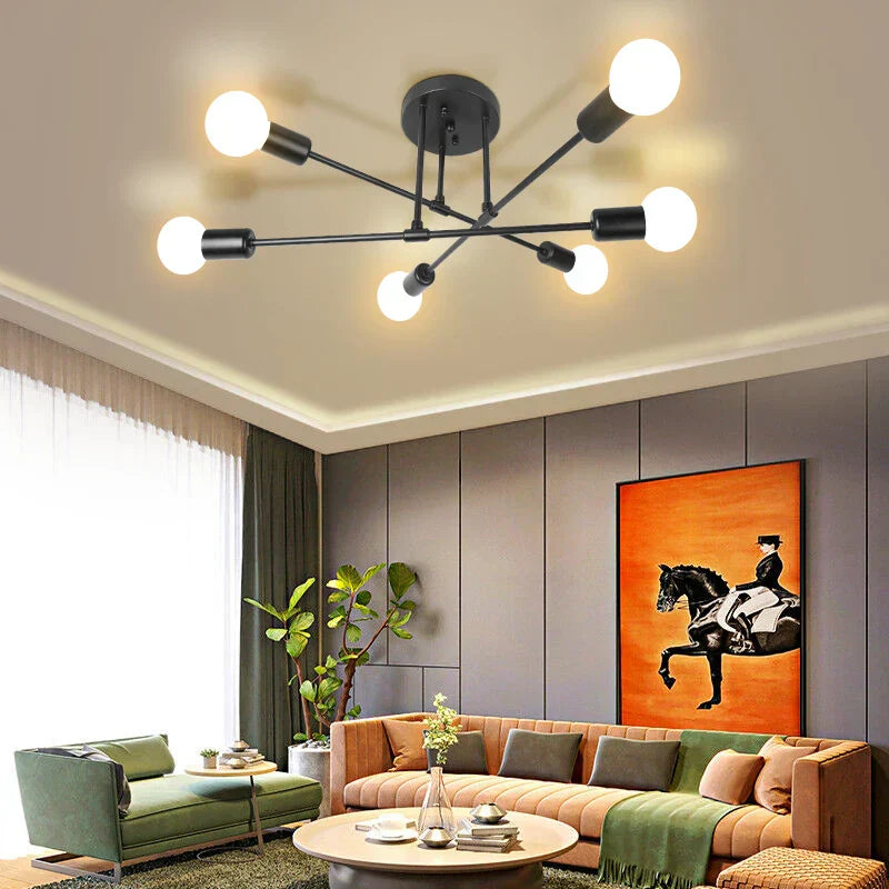 DecorBites™ ثريا سقف LED معلقة لغرفة المعيشة والمطبخ وديكور المنزل