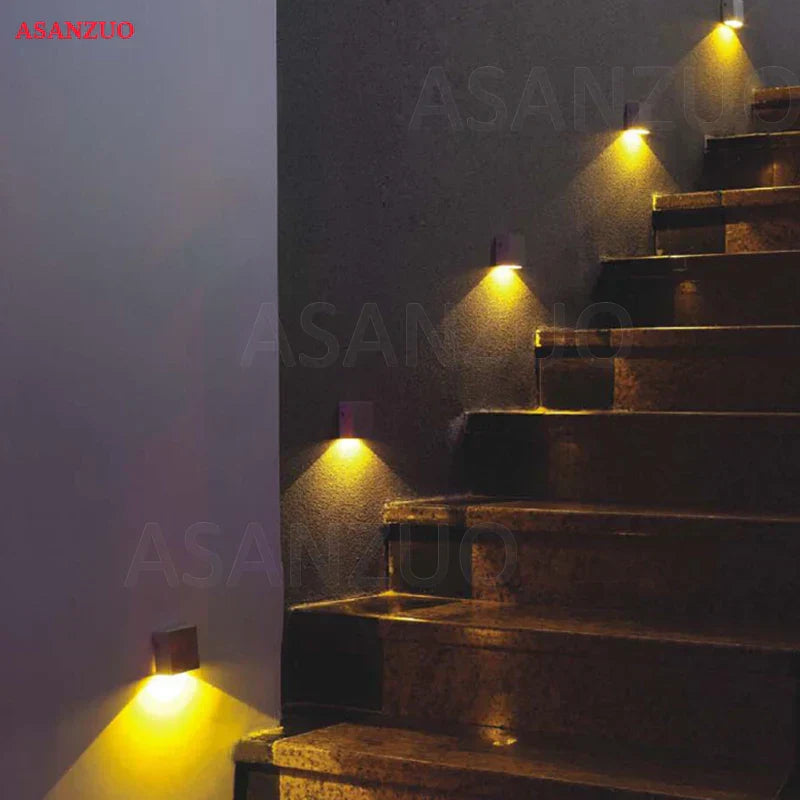 DecorBites™ 3W LED Square Wall Lamp Spot Light Modern Home Decoration