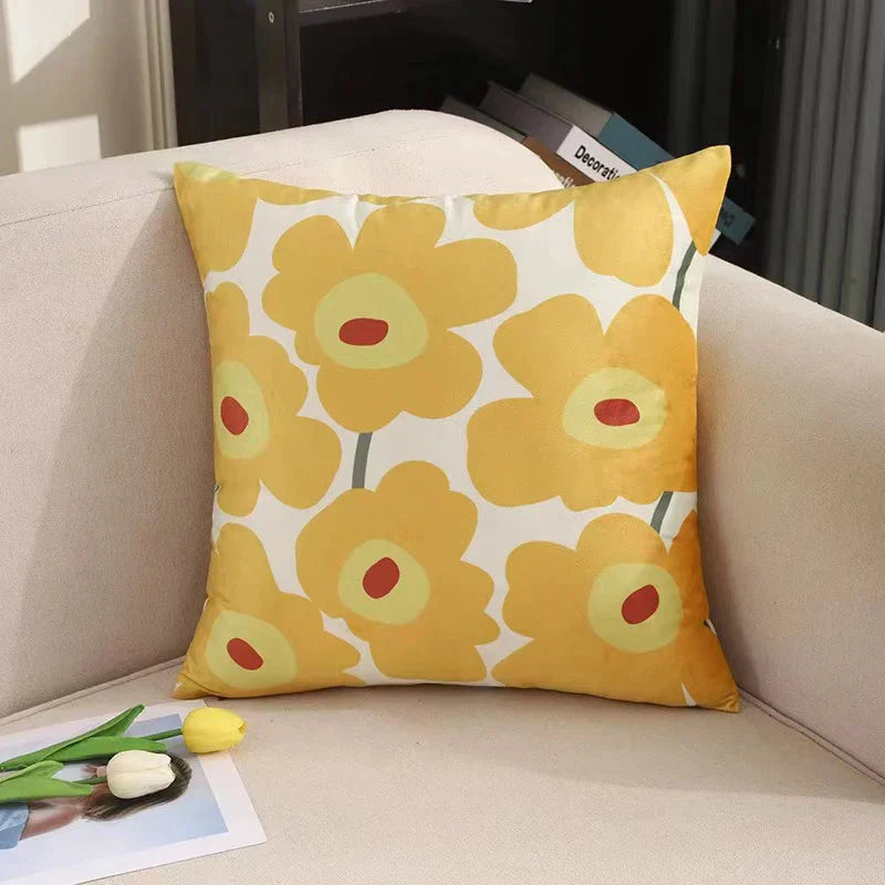 DecorBites™ Fluffy Velvet Pillow Case Cushion Cover - Soft & Modern Room Decor