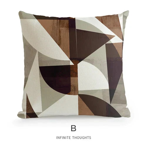 DecorBites™ Geometric Artist Sofa Cushion Cover - Luxe Home Decor
