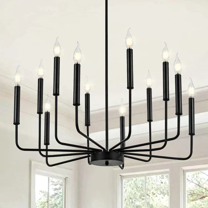 DecorBites™ ثريا إضاءة بتصميم صناعي عتيق للمطبخ وغرفة الطعام بـ 8 رؤوس