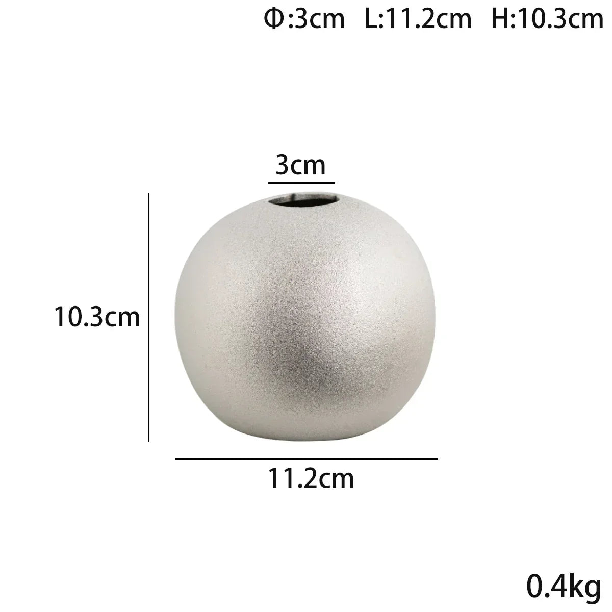DecorBites™ Geometric Gold & Silver Vase for Chic Flower Arrangements & Home Decor