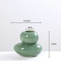 DecorBites™ Geometric Glass Vase Stackable Terrarium Home Decor Flower Arrangement Holder