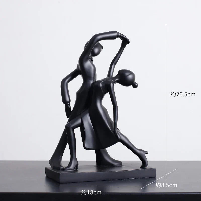DecorBites™ Abstract Resin Sculpture Modern Desk Decoration Minimalist Figures Ornaments