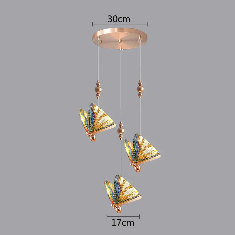 مصباح فراشة LED معلق DecorBites™ لتركيبات الإضاءة ديكور المنزل