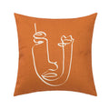 DecorBites™ Abstract Geometric Print Cotton Linen Pillow Cover Nordic Style Decor Pillowcase