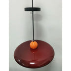 French Cream Flying Saucer Metal Pendant Light
