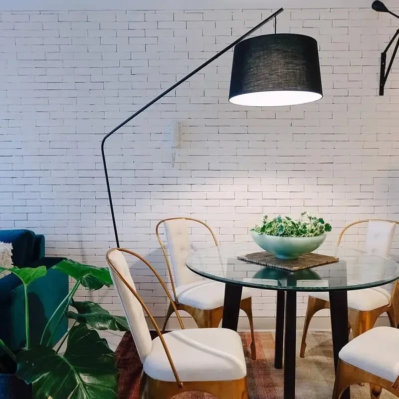 DecorBites™ Black LED Floor Lamp for Living Room Bedroom Decor Lighting