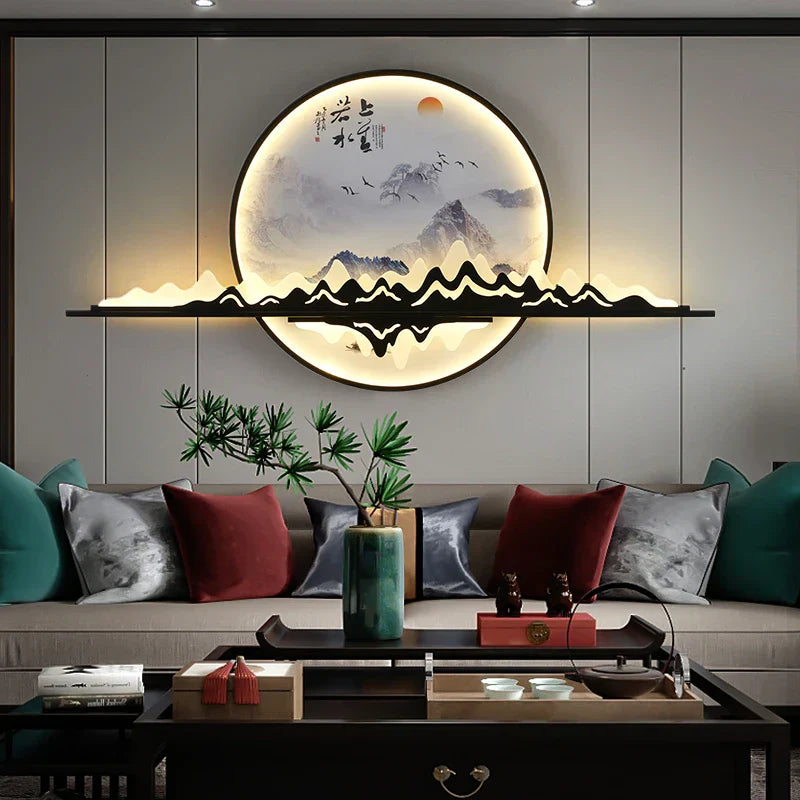 DecorBites™ مصباح حائط LED للوحات الفنية للمنزل وغرفة المعيشة وغرفة النوم والدراسة