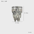 DecorBites™ Crystal Ceiling Chandelier - Elegant Two-story Room Decor