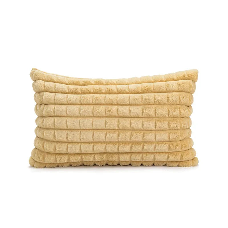 DecorBites™ Geometric Tufted Plush Cushion Cover for Stylish Home Decor