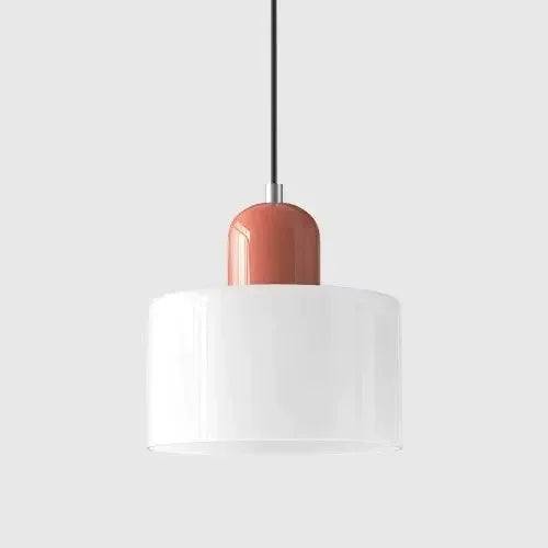 Vintage Stained Glass Mini Pendant Light