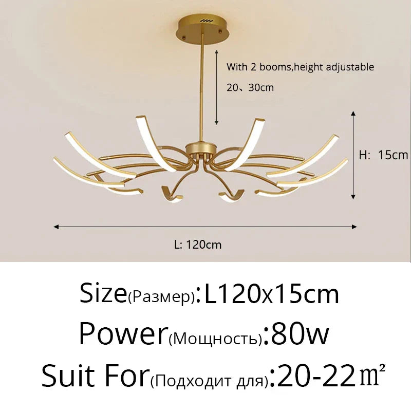 ثريات DecorBites™ LED لغرفة المعيشة الحديثة وغرفة النوم وغرفة الدراسة وإضاءة المطبخ