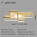 DecorBites™ Black LED Chandelier Ceiling Light Remote Control Fixture for Living Room, Bedroom & Kitchen