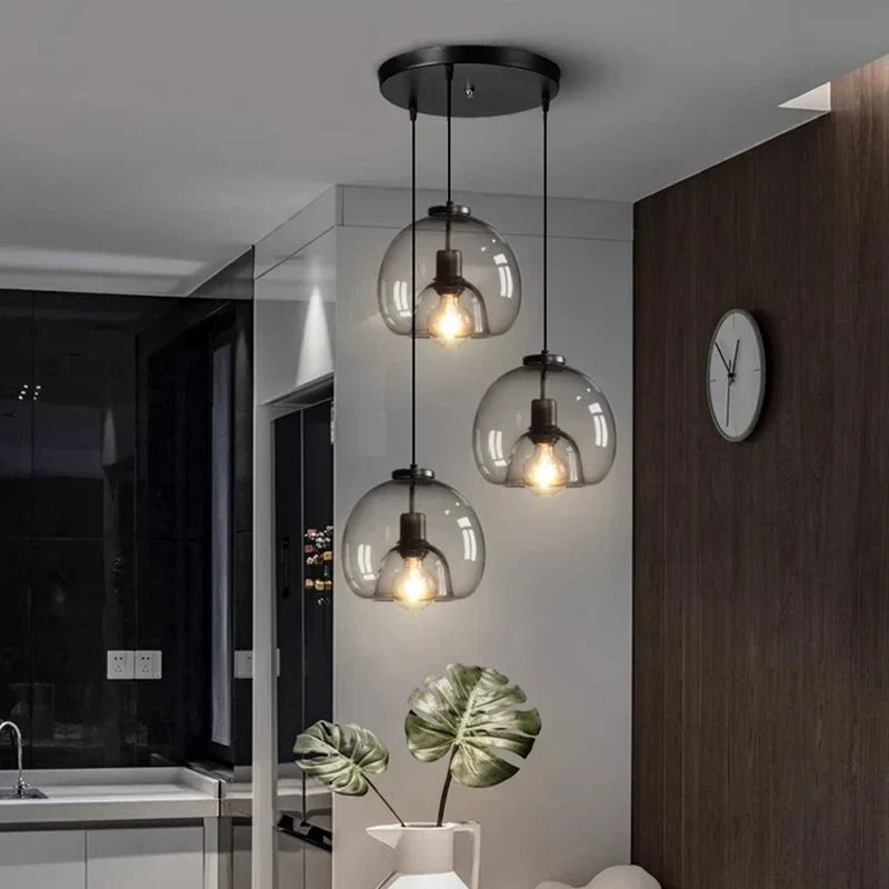 ثريات إضاءة LED متدلية من DecorBites™ لديكور المنزل العصري والإضاءة الداخلية