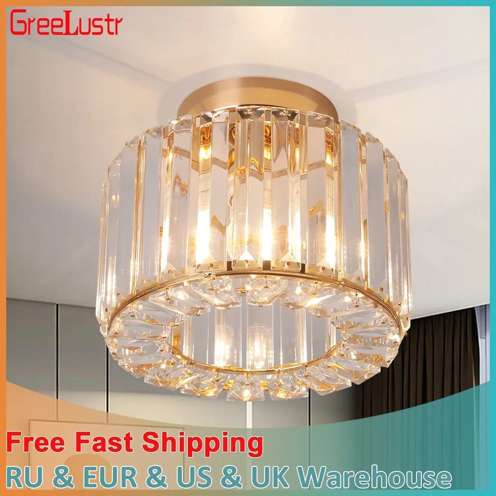 DecorBites™ ثريا زجاجية بإضاءة LED عصرية لغرفة المعيشة وغرفة الطعام