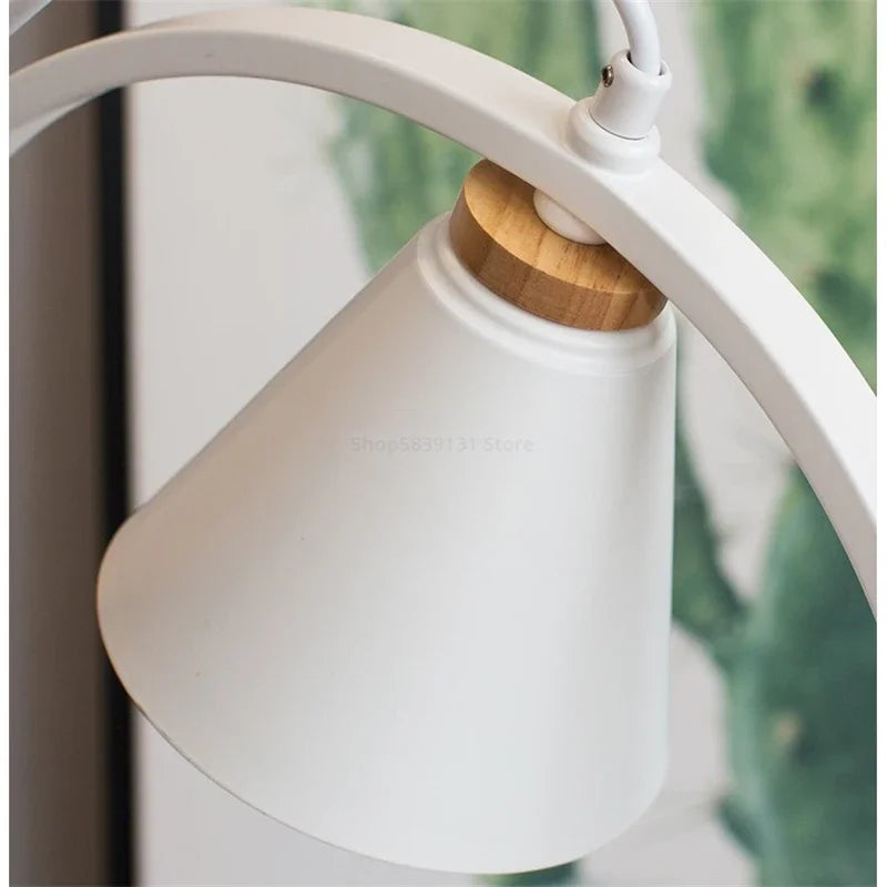 DecorBites™ Iron Ring Pendant Lights Nordic Modern Child Bedroom Hanging Lamps Led Bird Light E27